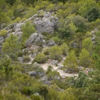 Photo de France - Le Cirque de Mourèze et le Lac du Salagou